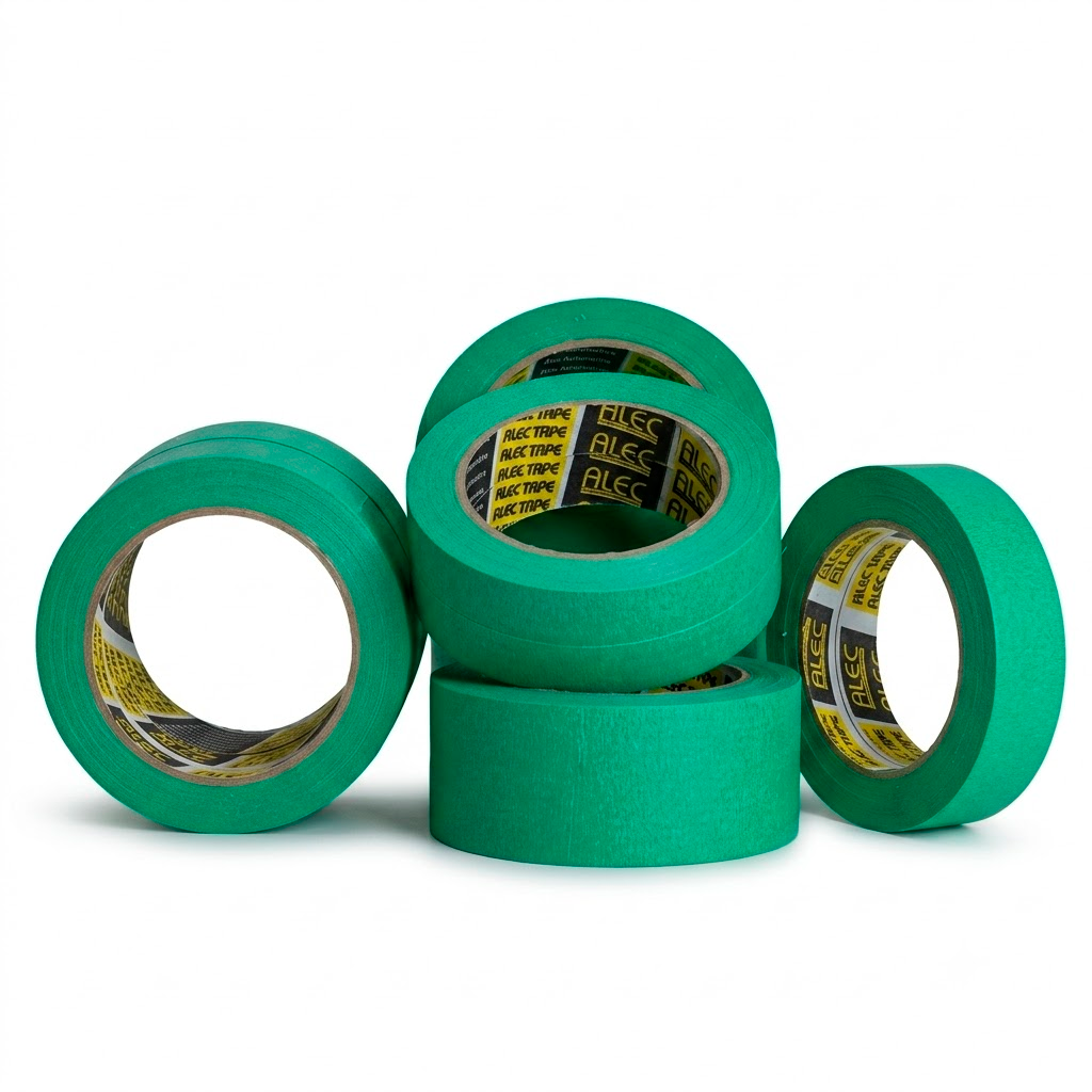 Alec Tape Verde – Fita Crepe High Temperature 100°C