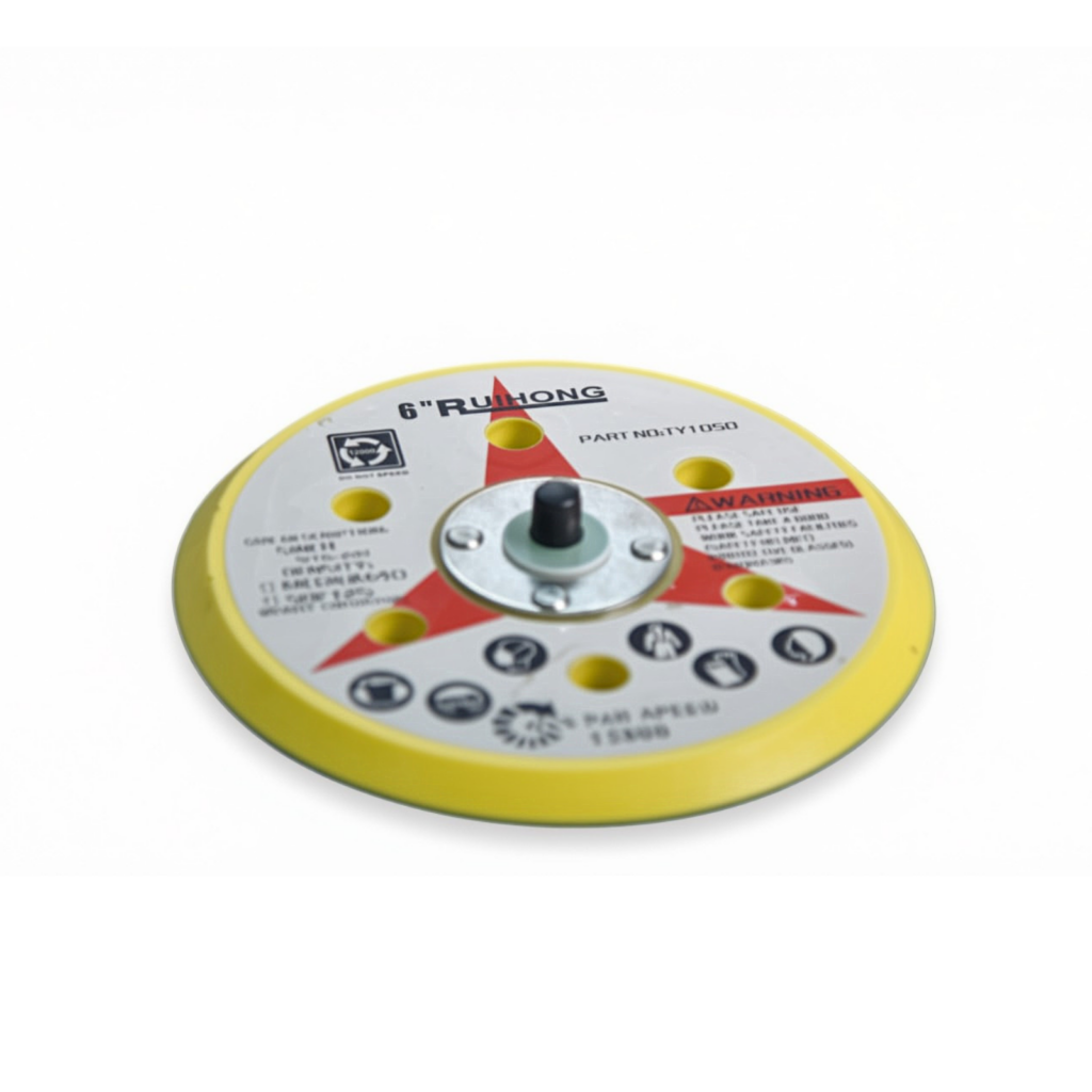 Suporte (Prato) para Lixadeira Orbital Hookit 150mm 6 furos