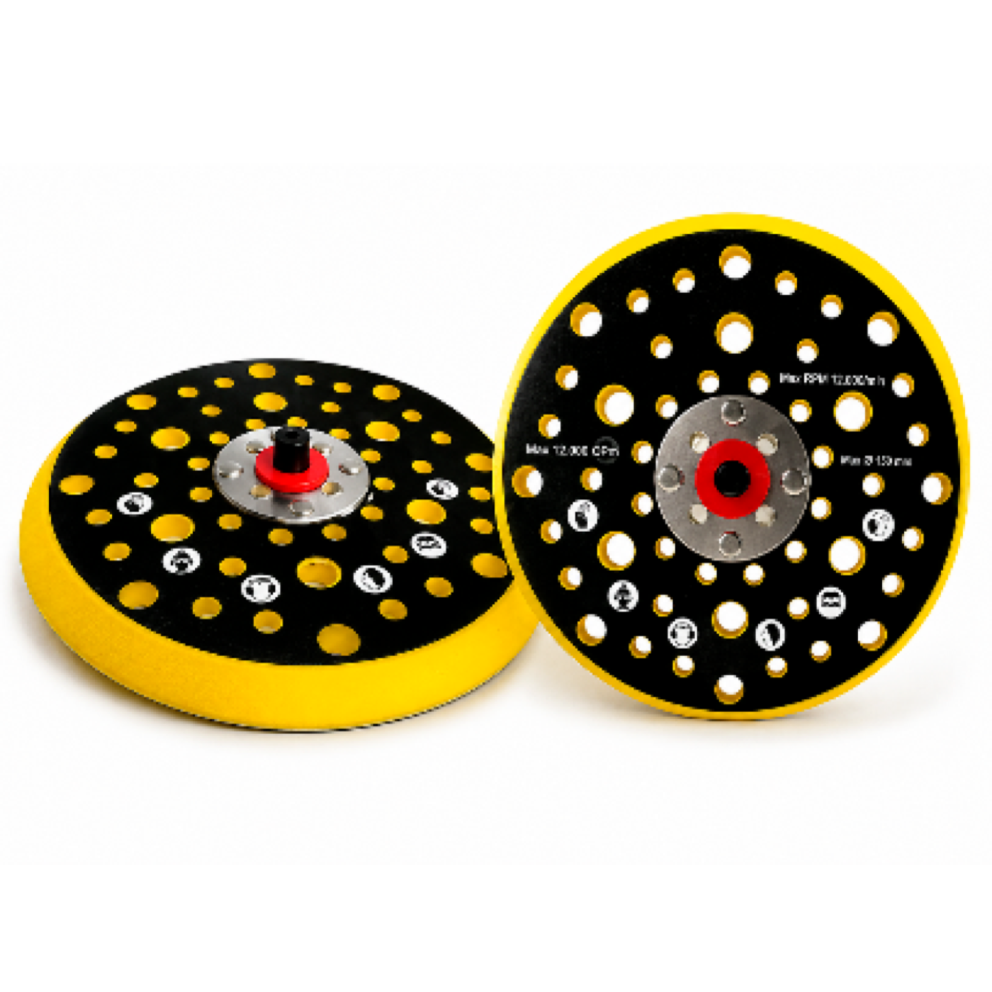 Suporte (Prato) para Lixadeira Orbital Hookit 150mm 52 furos